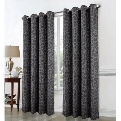 Jasper Lurex Jacquard Window Curtain