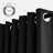 Grommet Top Blackout Room Darkening Curtains, Solid Thermal Insulated Polyester Window Curtain Set, 2 Panels-264609299-264609307