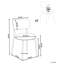 Mustin 46cm H Polyester Blend Upholstered Metal Side Chair-1830547738
