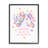 " Magical And Unique Quote Floral Pattern Unicorn " by Diane Neukirch-74082305-74082306