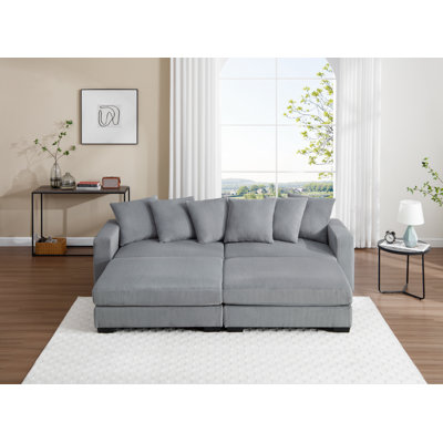 Bryna Modern 4 - Piece Corduroy Sleeper Sofa by Latitude Run