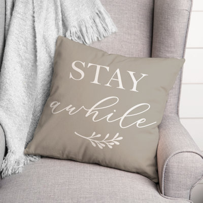 Outdoor Reversible Throw Pillow