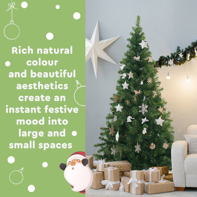 Artificial Christmas Tree, 5.91ft H x 3.61ft W
