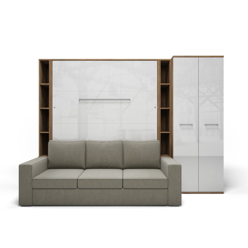 Celinka Upholstered EU Kingsize - 160 X 200 Cm Bed, Brown/White/Sand