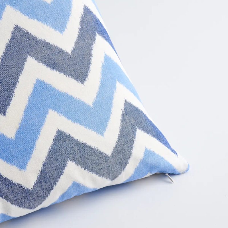 Vedado Ikat Pillow, 22" x 22", Pink