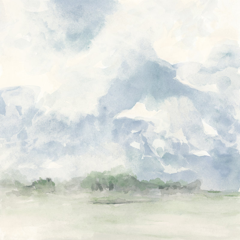 «Farnaz Blue Sky Horizon I» sur toile par June Erica Vess, H 20 po x l 20 po