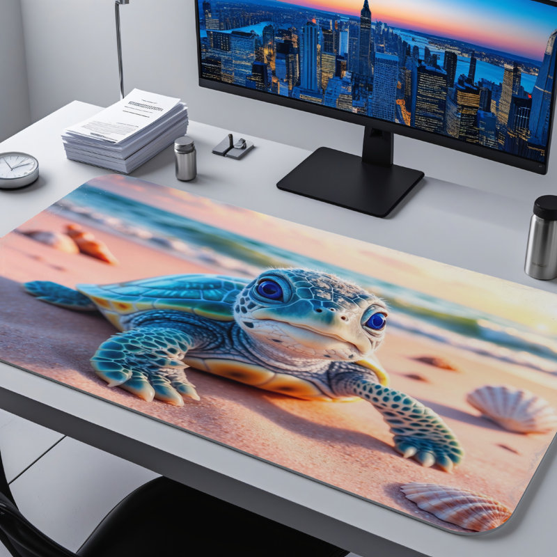 Polyester Desk Pad, 31.5x15.5