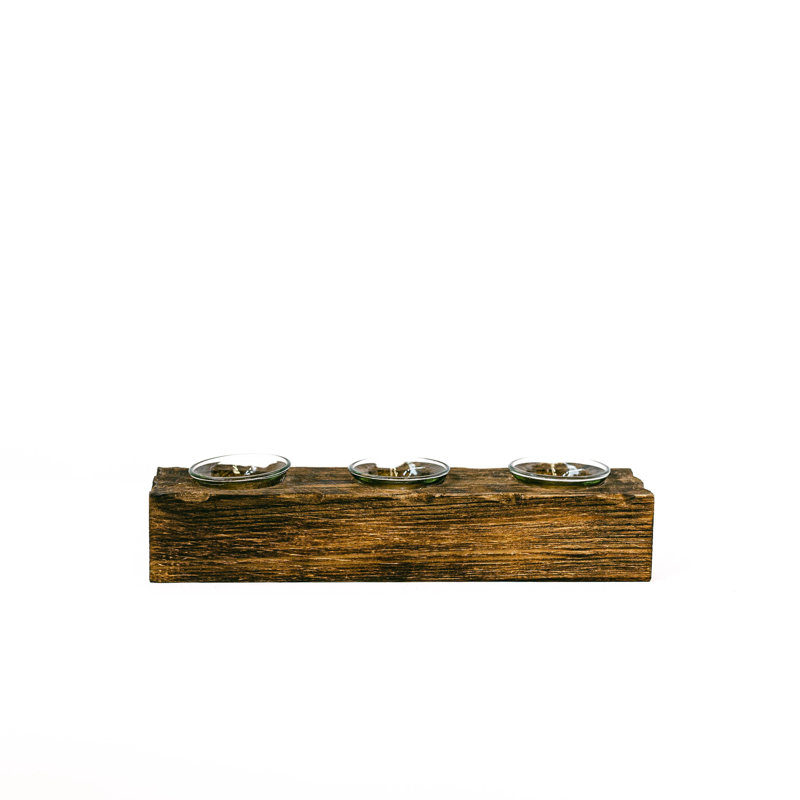 Photophore en bois