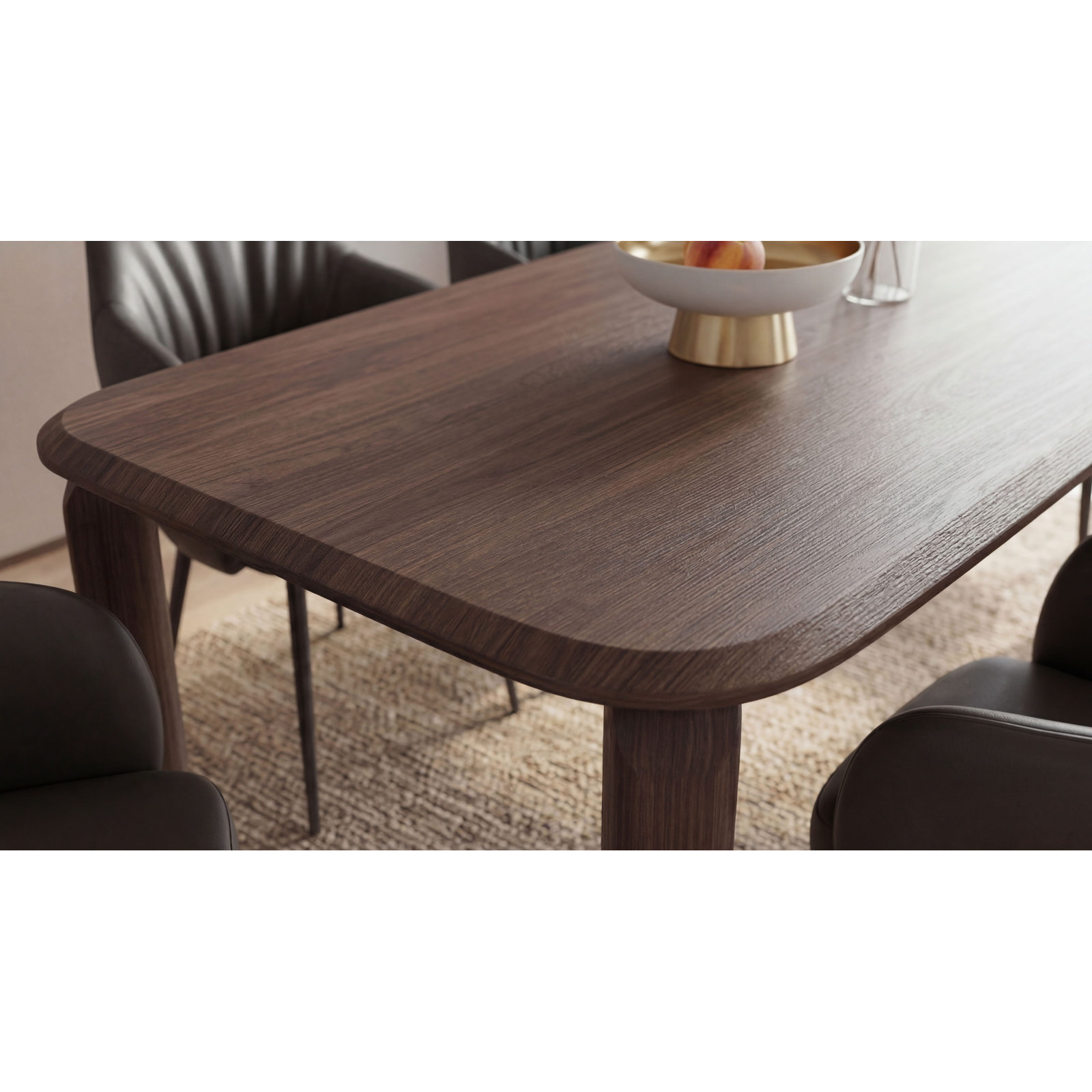 Dining Table, 30" H x 70.87" L x 35.43" W, Brown