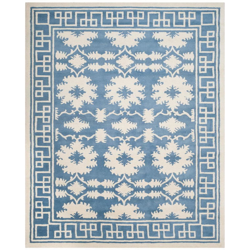 Rudra Hand Tufted Wool Oriental Rug, Rectangle 8' x 10'