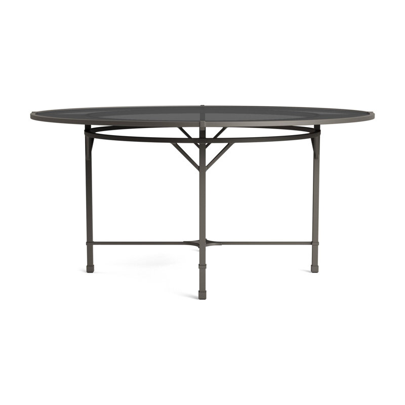 Venetian Outdoor Round Dining Table, Mica, 60" D