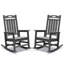Ensemble de 2 chaises berçantes d'extérieur-628964546