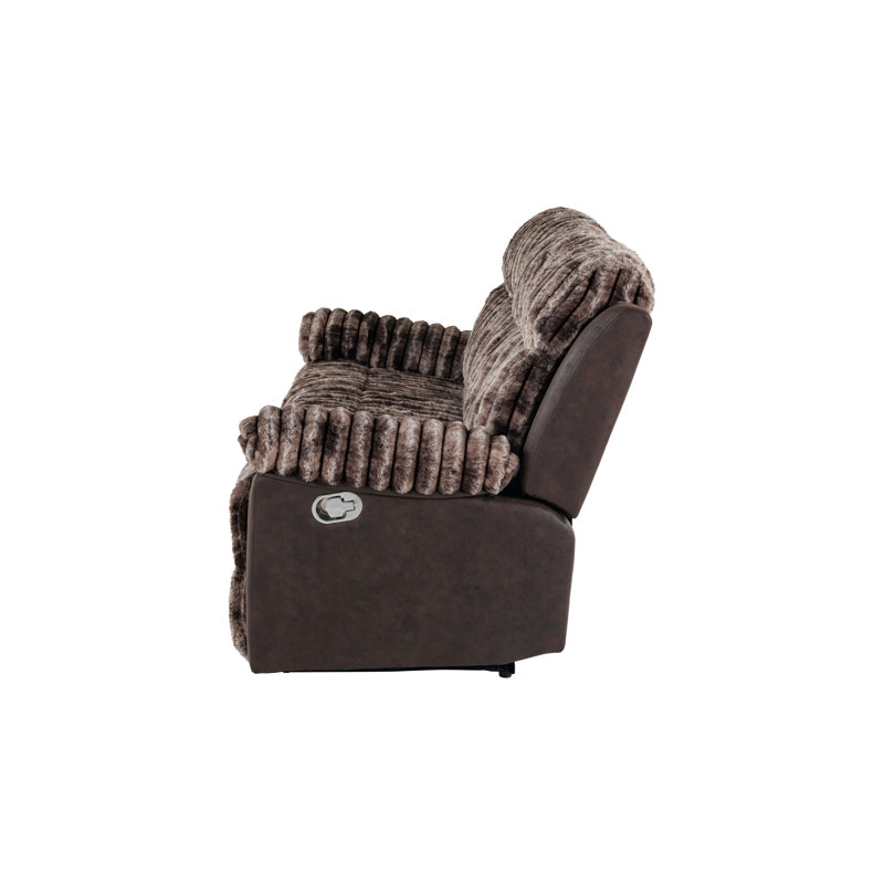 Canapé inclinable Evoza - brun