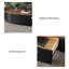 Table basse noire en bois manufacturé-129234636