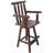 Rustic Bar Stool - Fir Wood Construction-514520133