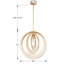 Luminaire suspendu géométrique 1 lumière Gagarin-58110034-58110037