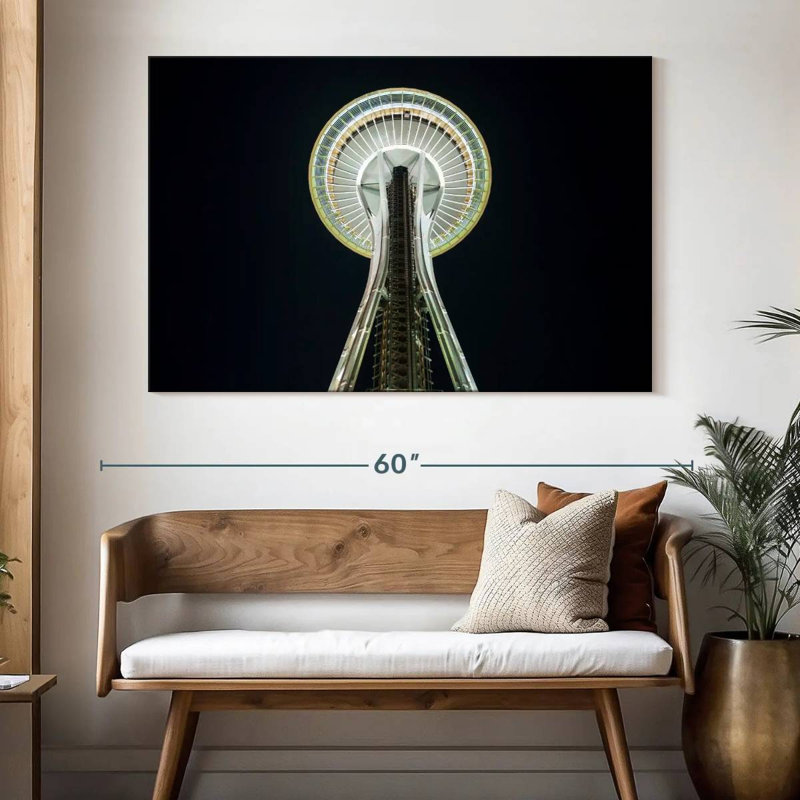 Lynelle Space Needle Tower, 34" H x 51" W