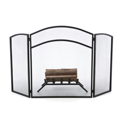 Ackryod Steel Fireplace Screen