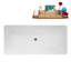 Baignoire autoportante 59 "avec drain interne Streamline-101687241