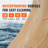 VEVOR 5.5 mm Thick 48 " W x 48 " L Vinyl tile