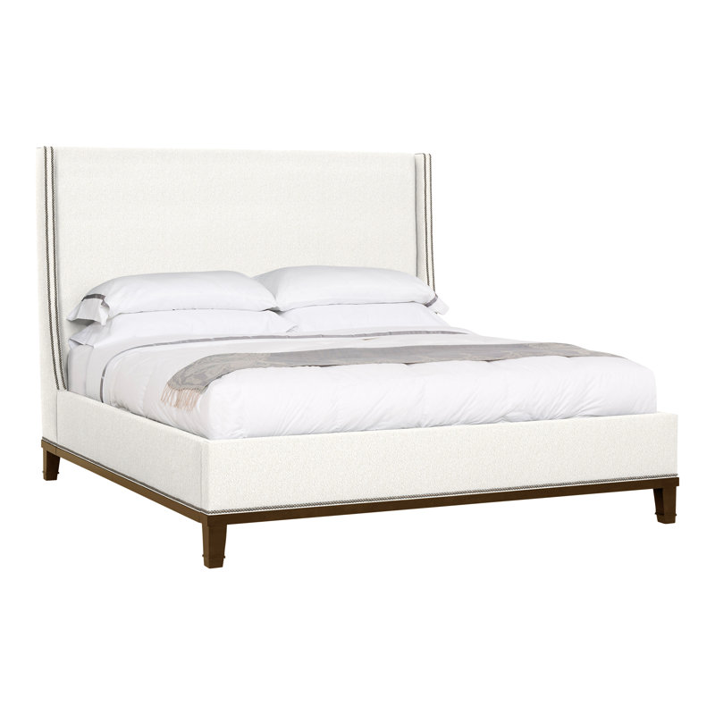 Michael Weiss Cleo Queen Upholstered Bed, Nomad Slate Crypton® Chenille, King, Hampton