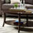 Oval Coffee Table with Shelf (Single Pack)