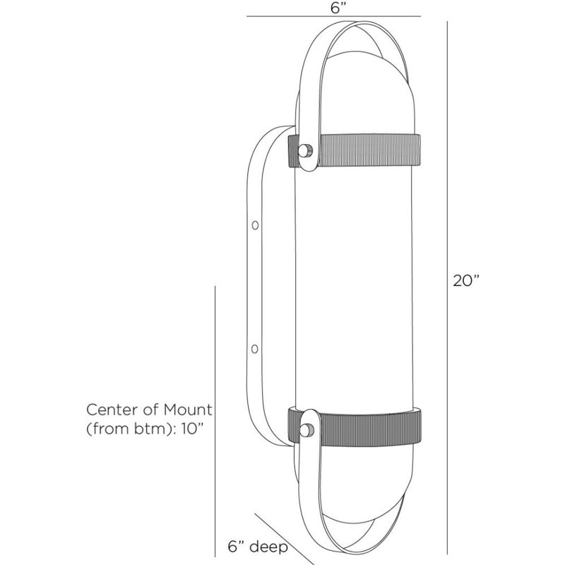 Flemming 1 - Light Armed Sconce