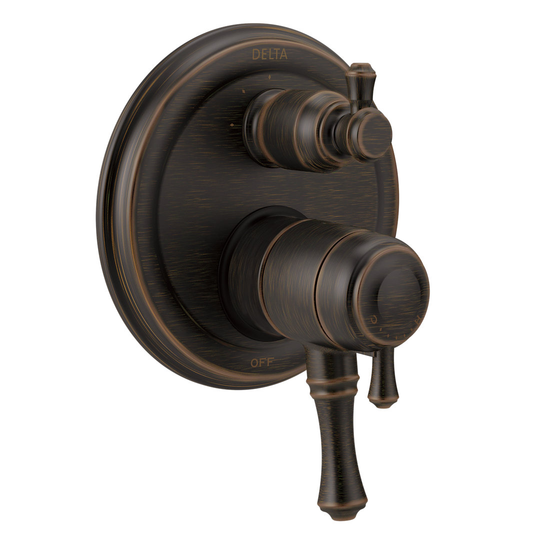 Cassidy Monitor 17T Series Pressure Balance Valve Trim with Double Handle Delta 