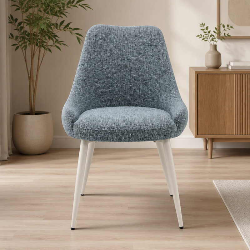 Chaises de salle à manger contemporaines rembourrées avec accoudoirs intégrés