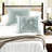Elegant 7-piece Seafoam Bedding Set, Polyester Comforter For Home