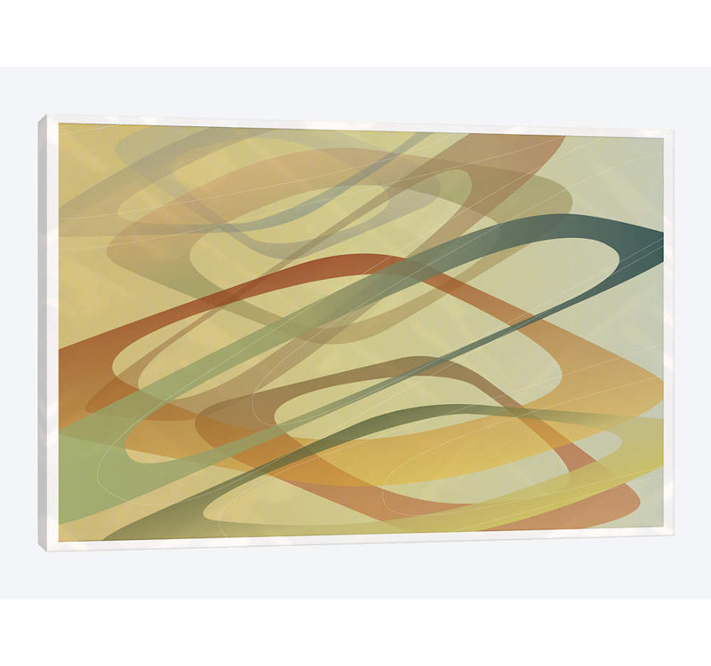 «Left Field», reproduction sur toile, H 18 po x l 26 po x P 1,5 po, Pas de tapis, Toile tendue