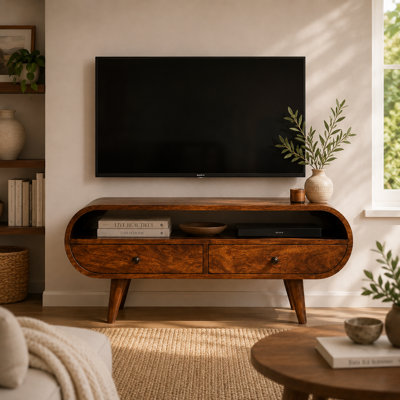 Crédence de rangement en bois massif l 35,43 po Bremble