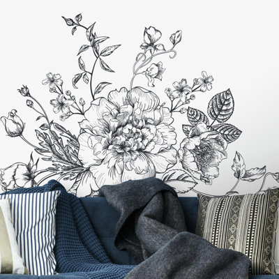 Plants & Flowers Non-Wall Damaging Wall Decal