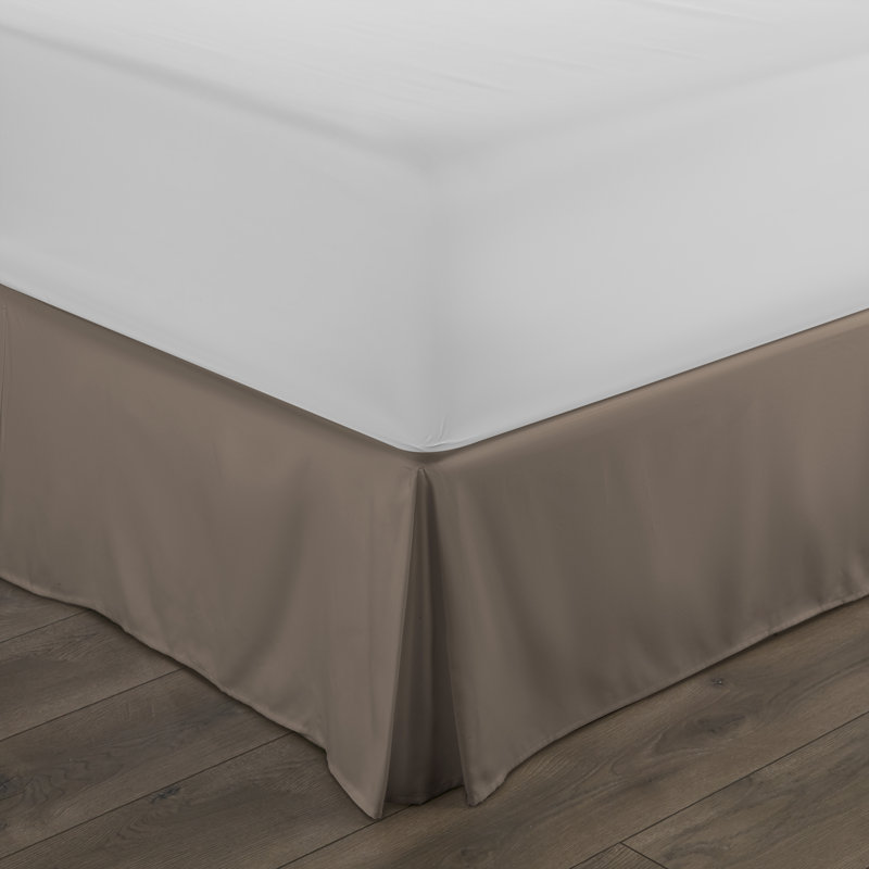  Jupe De Lit De 1800 Fils Roscoe, Taupe, Double