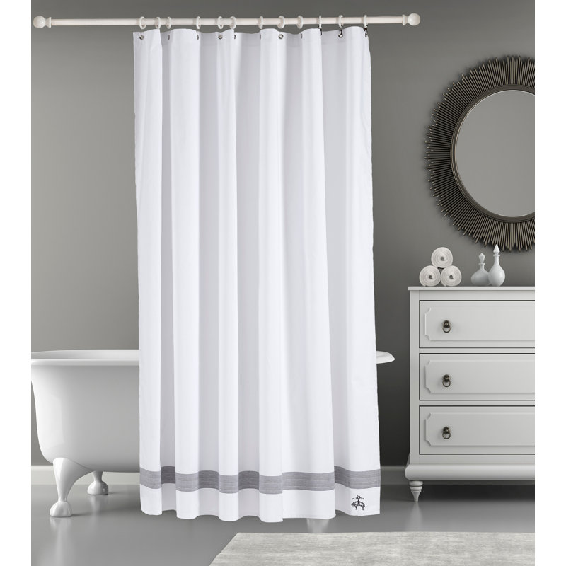 Cotton Shower Curtain, Anthracite