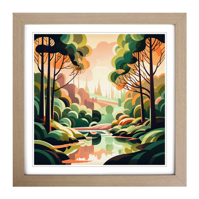 Landscape Deco No.8 - Single Picture Frame Print
