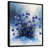 Toile avec cadre flottant noir