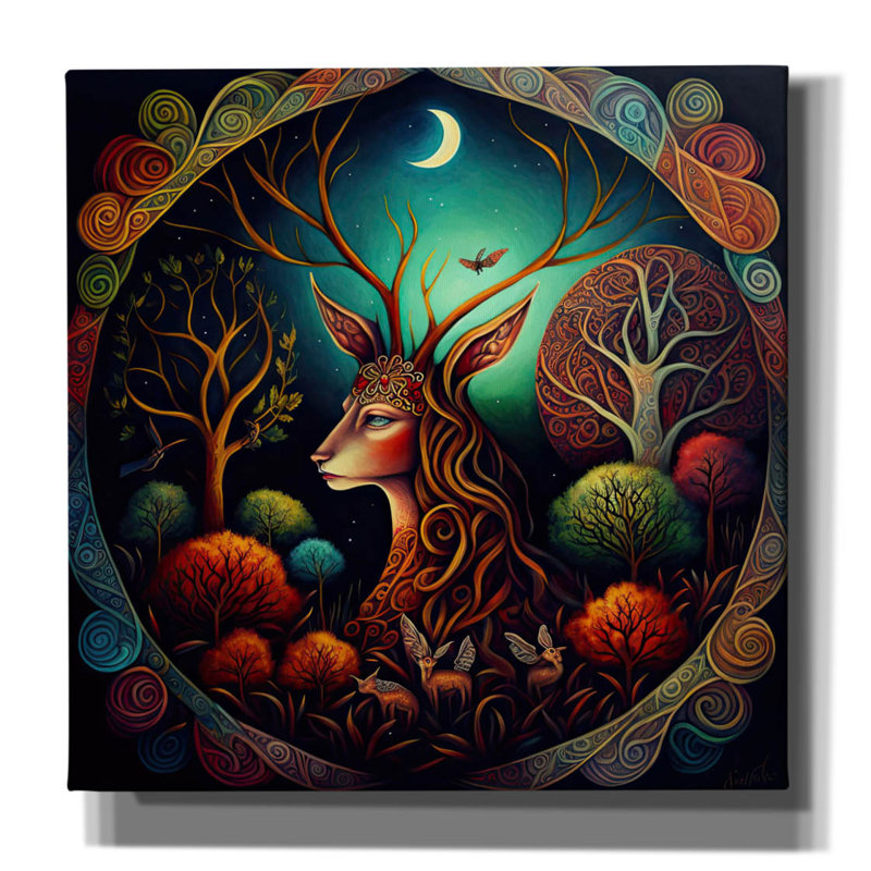Art mural sur toile «Loon Peak®» par The Golden Valley, H 12 po x l 12 po x P 0,75 po