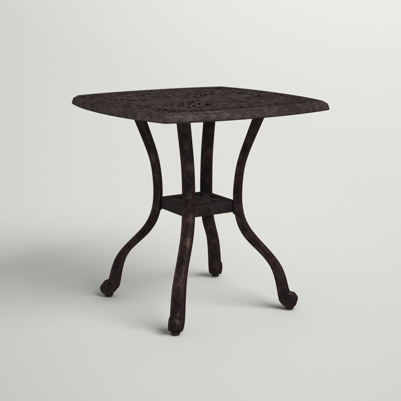 Lebanon Square Metal Outdoor Side Table , 21'' in. W 21'' in. D