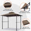 Auvent de remplacement pour abri de jardin Monyca-84838767