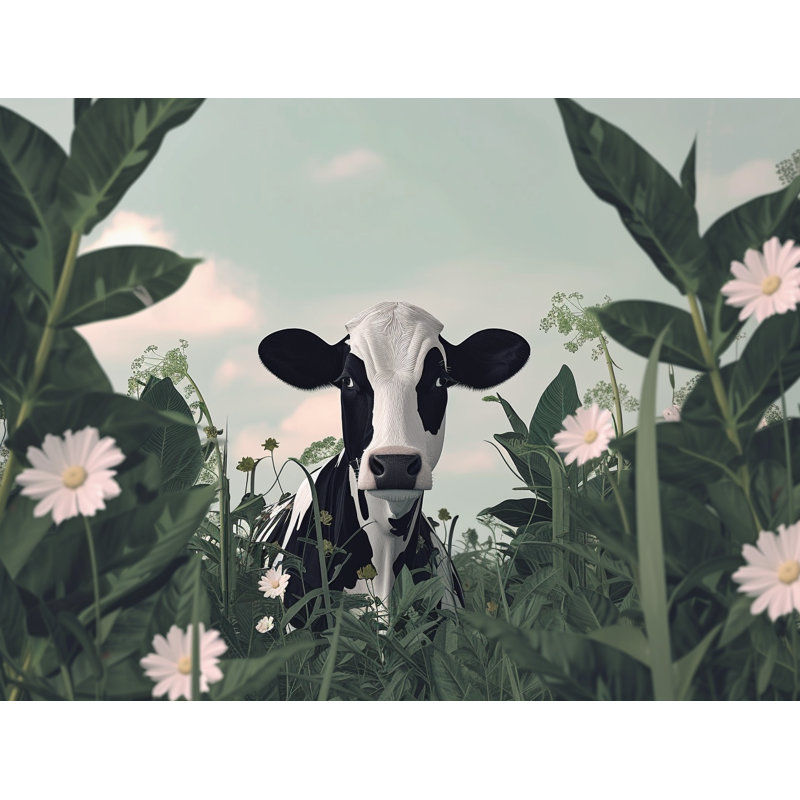 Rideau de douche Cow - décor de salle de bain animal 16666, H 84 po x l 70 po
