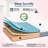 Split King Massaging Adjustable Bed with Remote 12 Inch Memory Mattress Included