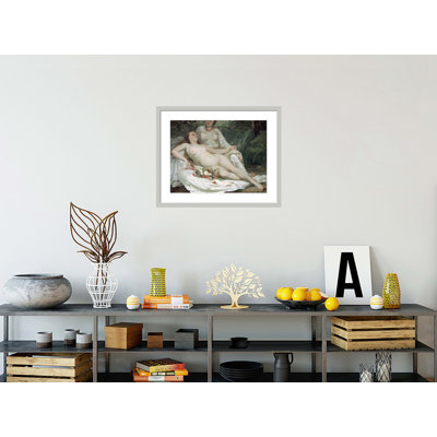 Bathers or Two Nude Women by Framed Giclee Print