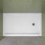 60'' W x 36'' D Acrylic Rectangular Shower Base Pan Single Threshold Shower Tray in White with Non-slip Design-101303473