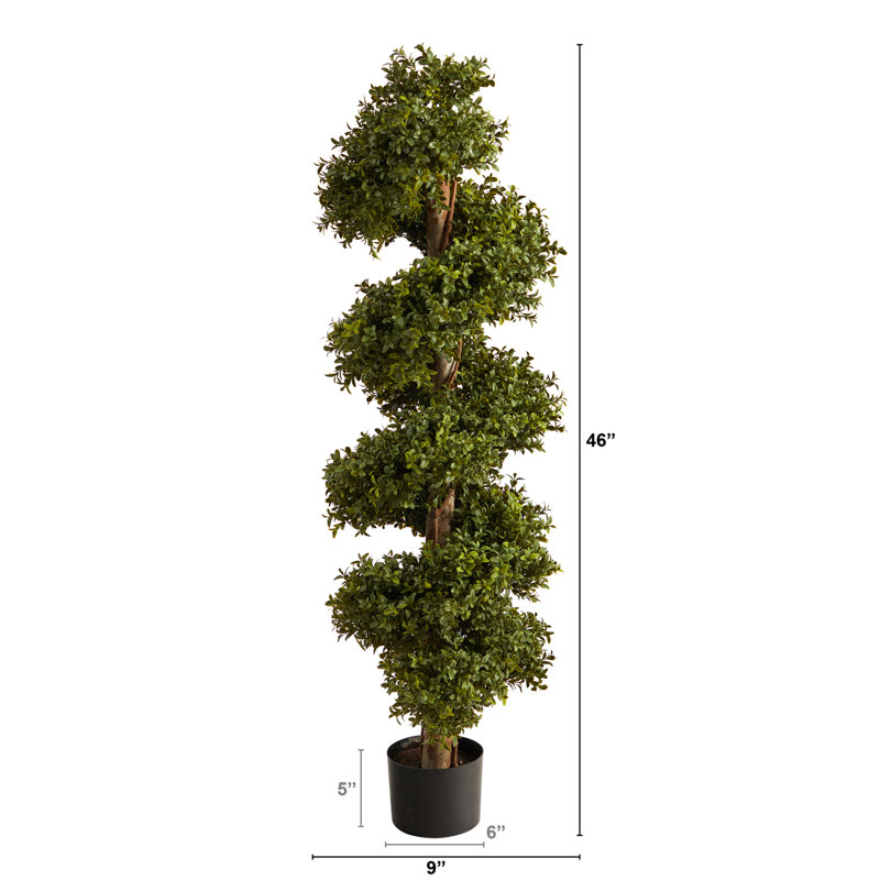  46in. Boxwood Spiral Topiary Artificial Tree