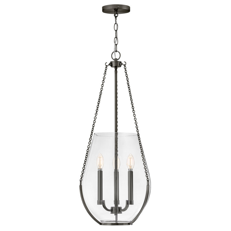 Hinkley Farrin Medium Pendant, Gunmetal