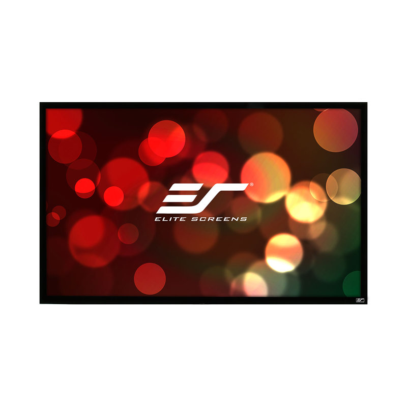 Elite Screens Fixed Frame Projector Screen Projector Screen, 320" Diagonal 4:3