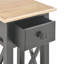 Table de bout en verre avec rangement Spielman-1435265434-1396684258