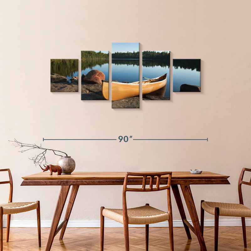 Canoe, 36" H x 80" W