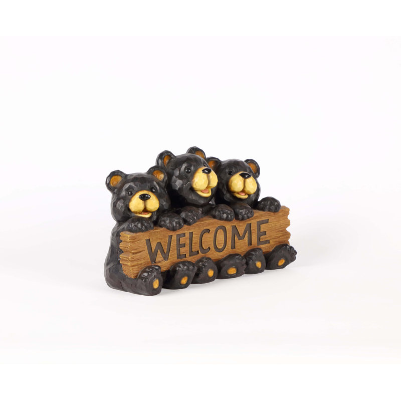 Enseigne de jardin familial bear